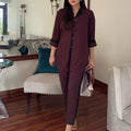 Brown Solid Coord Set