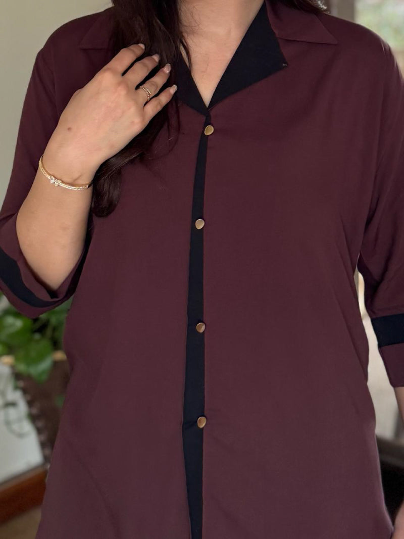 Brown Solid Coord Set