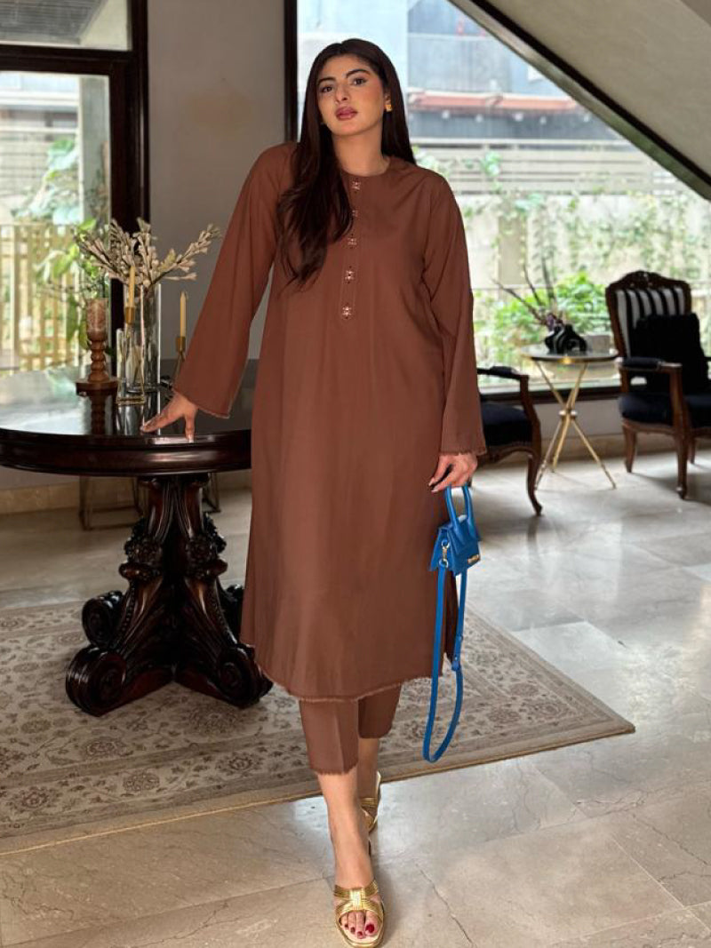 Coffee Brown Kurta Set
