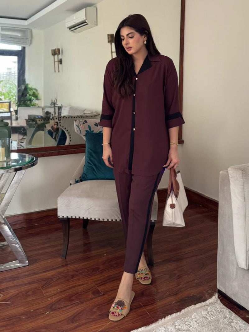 Brown Solid Coord Set